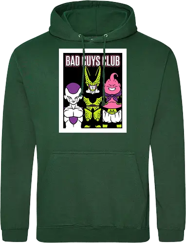 Bad Guys Club Retro Anime Villains Graphic