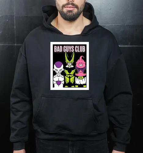 Bad Guys Club Retro Anime Villains Graphic