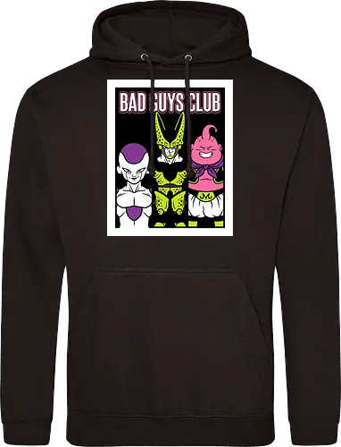 Bad Guys Club Retro Anime Villains Graphic