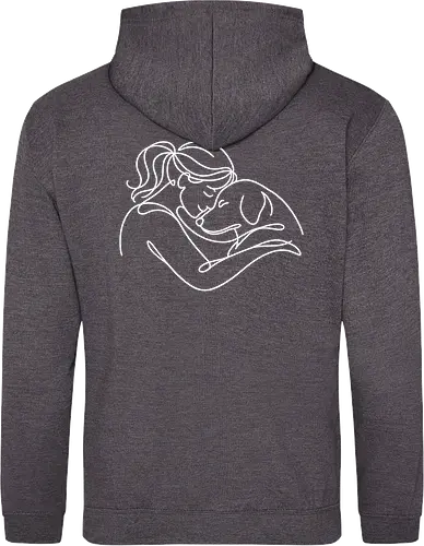 DogandWoman WhiteBack