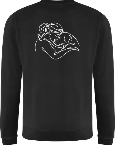 DogandWoman WhiteBack