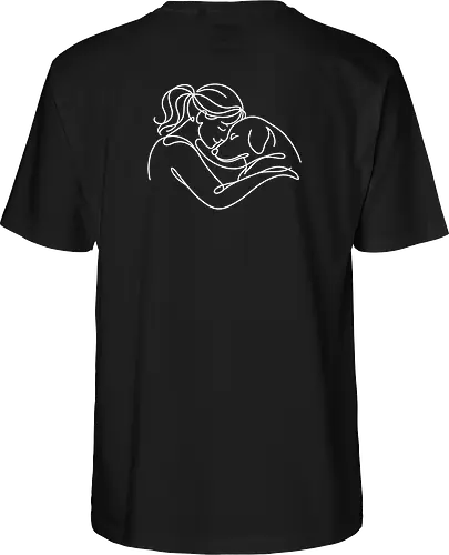 DogandWoman WhiteBack