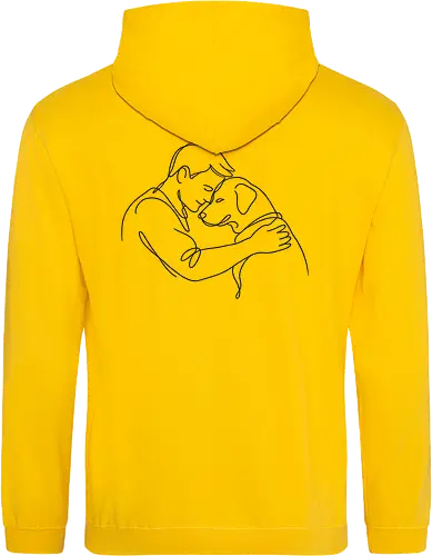 DogAndMan BlackLinesBack