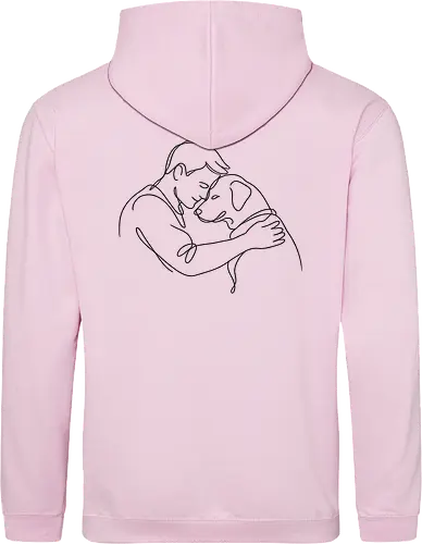 DogAndMan BlackLinesBack