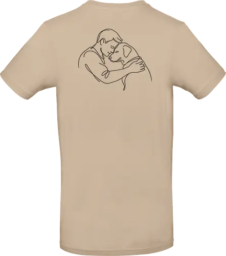 DogAndMan BlackLinesBack