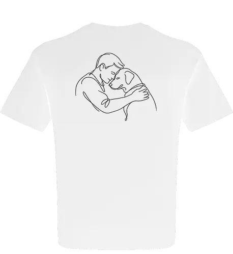 DogAndMan BlackLinesBack