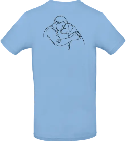 DogAndMan BlackLinesBack