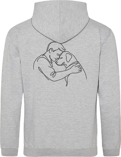 DogAndMan BlackLinesBack