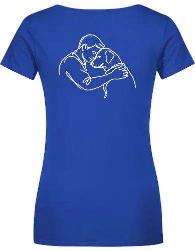 DogAndMan WhiteLinesBack