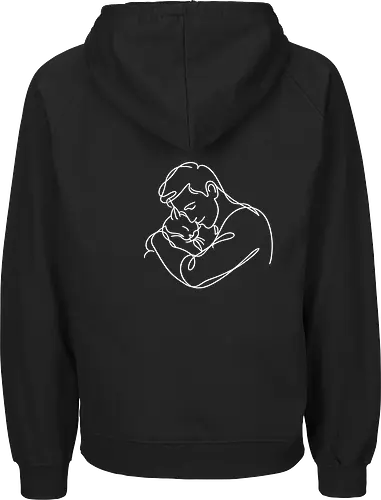 ManAndCat WhiteLinesBack