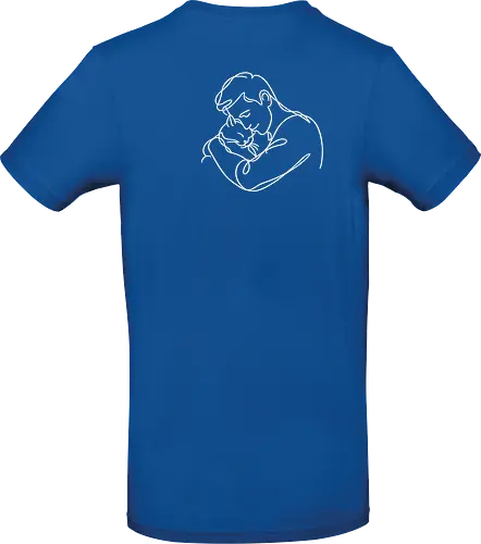 ManAndCat WhiteLinesBack