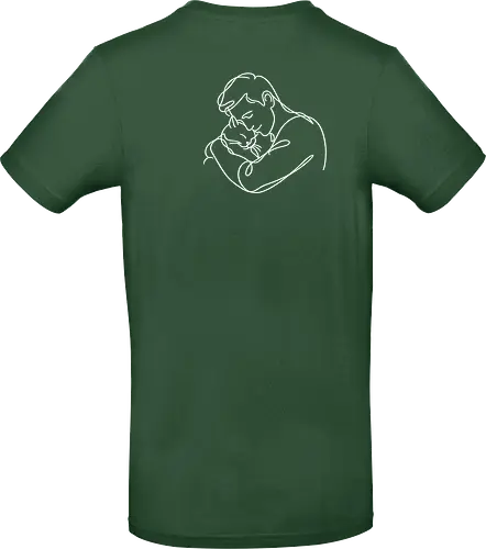 ManAndCat WhiteLinesBack