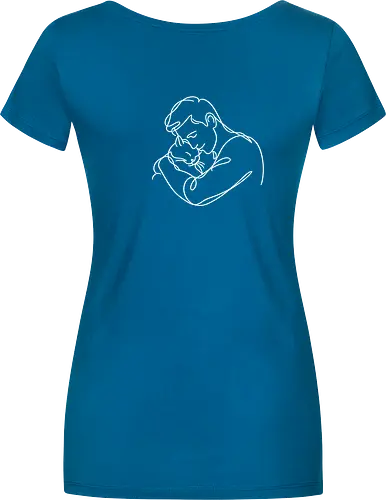 ManAndCat WhiteLinesBack