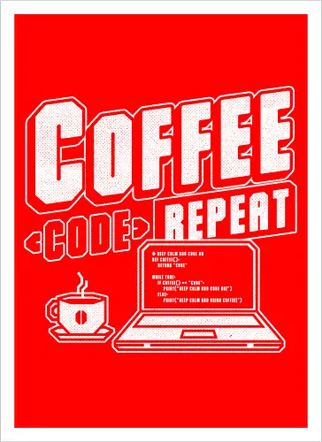 Coffee Code Repeat 