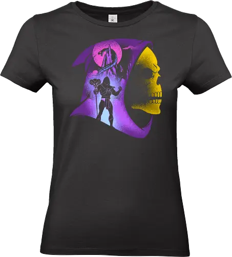 Old Skull Lord  - cartoons, fantasy, funny, geek, horror, magic, nerd, nostalgia, old school, retro, scary, 80s, 90s, skull, vintage - Standard T-Shirt (Frauen)