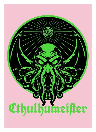 Cthulhu Drink Label