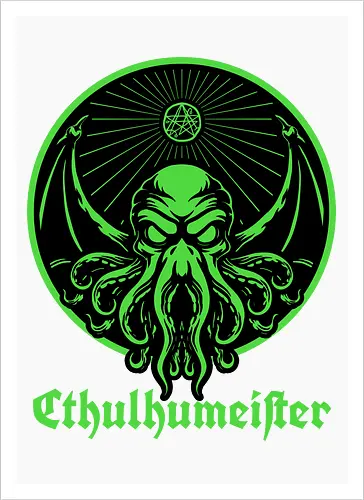 Cthulhu Drink Label
