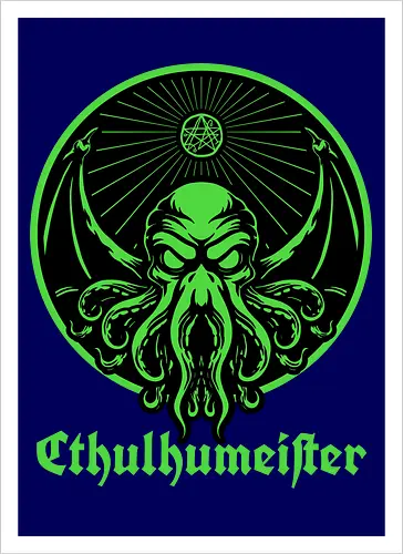 Cthulhu Drink Label