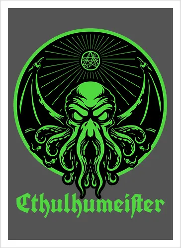 Cthulhu Drink Label