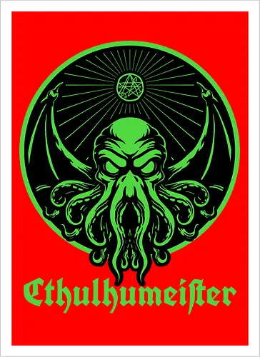 Cthulhu Drink Label