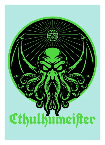 Cthulhu Drink Label