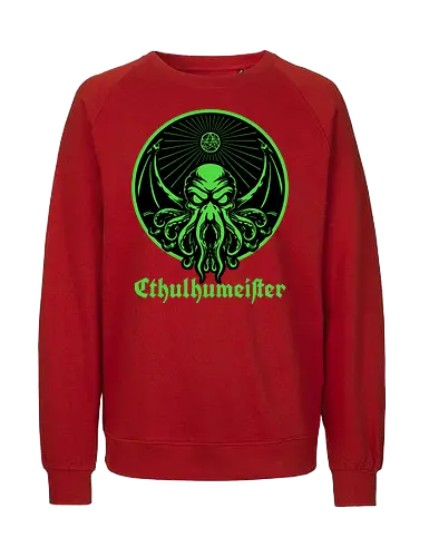Cthulhu Drink Label - Occultism, Occult, Drinks, Drink, Drinking, Labels. Label, Jagermeister, Gothic, Hp Lovecraft, Lovecraftian, Lovecraft, H.p. Lovecraft, H P Lovecraft, Cosmic Horror, Cosmic, Horror, Great Old Ones, Cthulhu, Cthulhu Mythos, Mythos, Classic, Books, Book, God, Ancient Aliens, Ancient, Ancient Gods, Ancient One - Fairtrade Sweatshirt