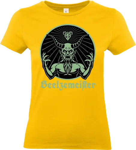 Devil Pick Music Drink - Classic Movie, Comedy, Drinks, Drink, Drinking, Labels. Label, Jagermeister, Gothic, Devil, Demon, Movie, Black Comedy, Dark Comedy, Musical, Rock N Roll, Rock, Rock And Roll, Music, Beelzebub, Guitarist, Guitar - Standard T-Shirt (Frauen)