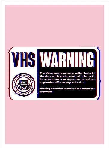 VHS Nostalgia Warning 