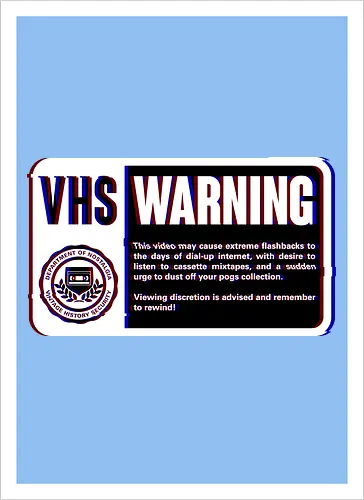 VHS Nostalgia Warning 