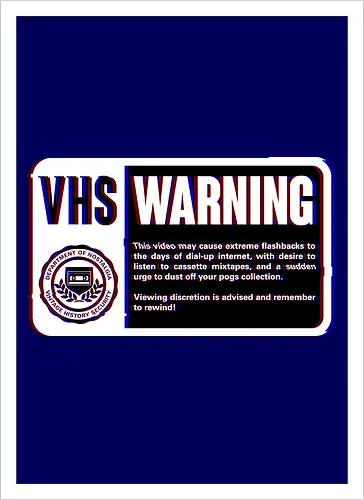 VHS Nostalgia Warning 