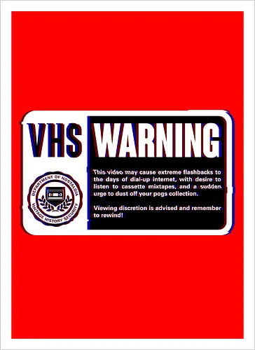 VHS Nostalgia Warning 