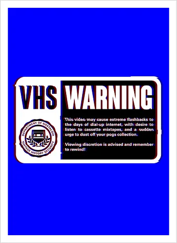 VHS Nostalgia Warning 