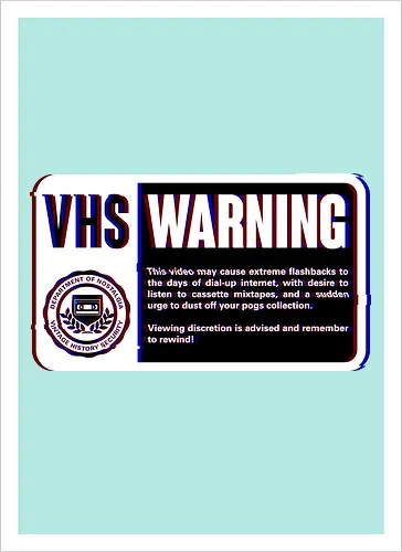 VHS Nostalgia Warning 