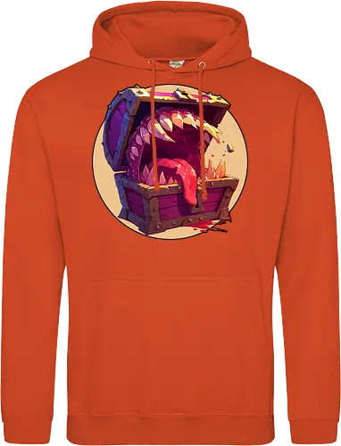 The Mimic - dungeon master, dungeons, dragons, mimic, monster manual, Pen and Paper, fantasy rpg, pathfinder rpg, critical hit, critical role, vecna, fire ball, ravenloft - Standard Hoodie