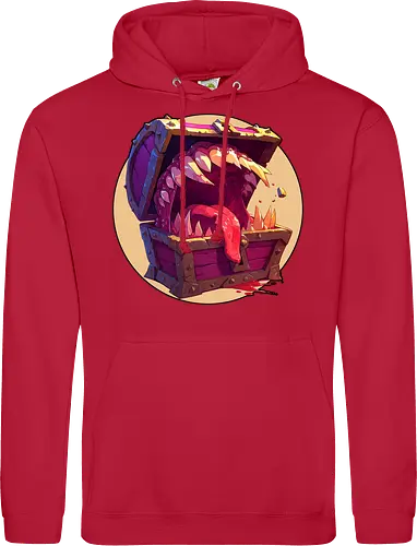 The Mimic - dungeon master, dungeons, dragons, mimic, monster manual, Pen and Paper, fantasy rpg, pathfinder rpg, critical hit, critical role, vecna, fire ball, ravenloft - Standard Hoodie