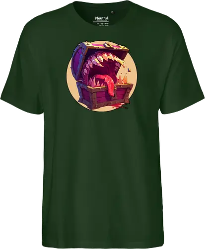 The Mimic - dungeon master, dungeons, dragons, mimic, monster manual, Pen and Paper, fantasy rpg, pathfinder rpg, critical hit, critical role, vecna, fire ball, ravenloft - Fairtrade T-Shirt