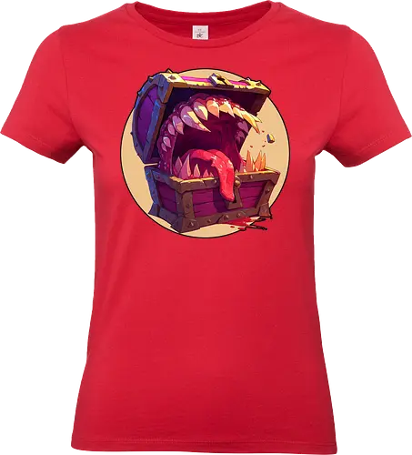 The Mimic - dungeon master, dungeons, dragons, mimic, monster manual, Pen and Paper, fantasy rpg, pathfinder rpg, critical hit, critical role, vecna, fire ball, ravenloft - Standard T-Shirt (Frauen)