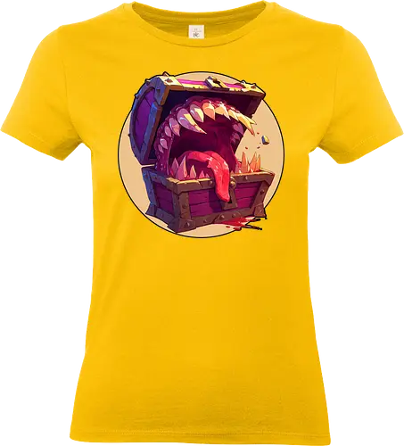 The Mimic - dungeon master, dungeons, dragons, mimic, monster manual, Pen and Paper, fantasy rpg, pathfinder rpg, critical hit, critical role, vecna, fire ball, ravenloft - Standard T-Shirt (Frauen)