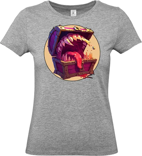 The Mimic - dungeon master, dungeons, dragons, mimic, monster manual, Pen and Paper, fantasy rpg, pathfinder rpg, critical hit, critical role, vecna, fire ball, ravenloft - Standard T-Shirt (Frauen)