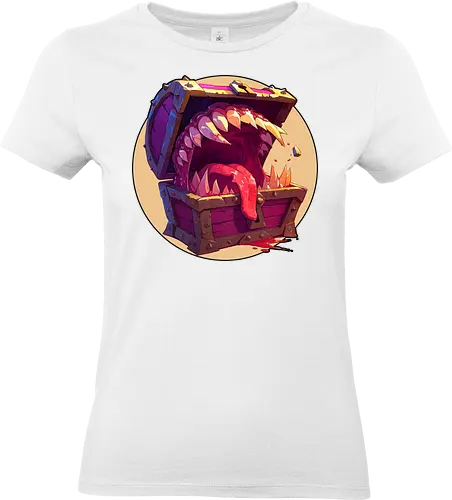 The Mimic - dungeon master, dungeons, dragons, mimic, monster manual, Pen and Paper, fantasy rpg, pathfinder rpg, critical hit, critical role, vecna, fire ball, ravenloft - Standard T-Shirt (Frauen)