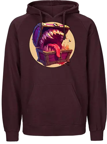 The Mimic - dungeon master, dungeons, dragons, mimic, monster manual, Pen and Paper, fantasy rpg, pathfinder rpg, critical hit, critical role, vecna, fire ball, ravenloft - Fairtrade Hoodie