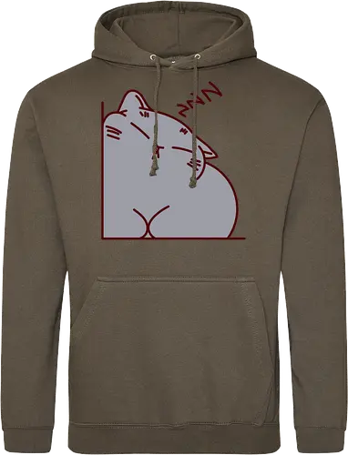 Graue Katze schläft