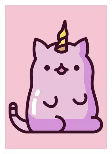 Niedliche Einhornkatze