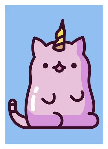 Niedliche Einhornkatze