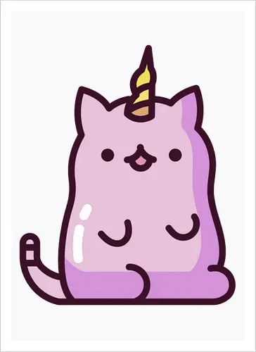 Niedliche Einhornkatze