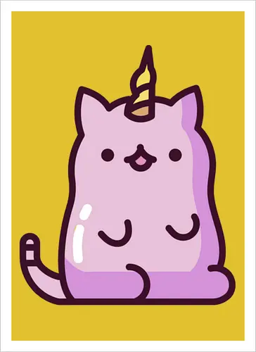 Niedliche Einhornkatze