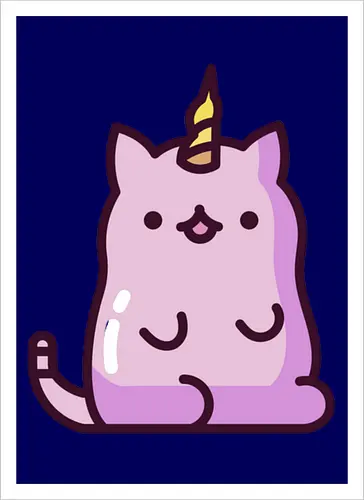 Niedliche Einhornkatze