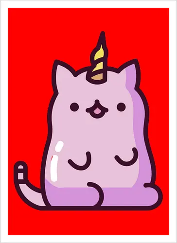 Niedliche Einhornkatze