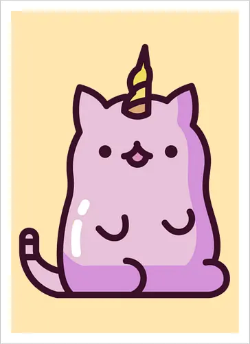 Niedliche Einhornkatze