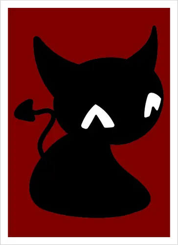 Niedliche Teufelskatze